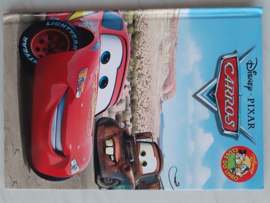 Livro Os carros da Disney