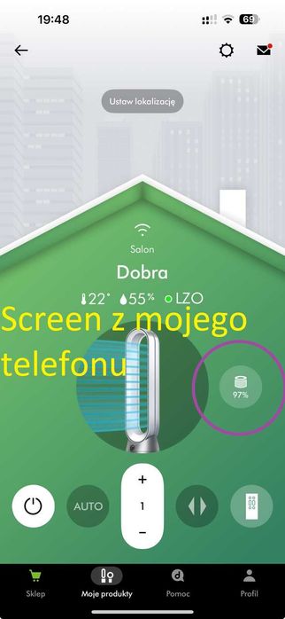 Dyson - Purifier Cool TP07, oczyszczacz powietrza i wentylator