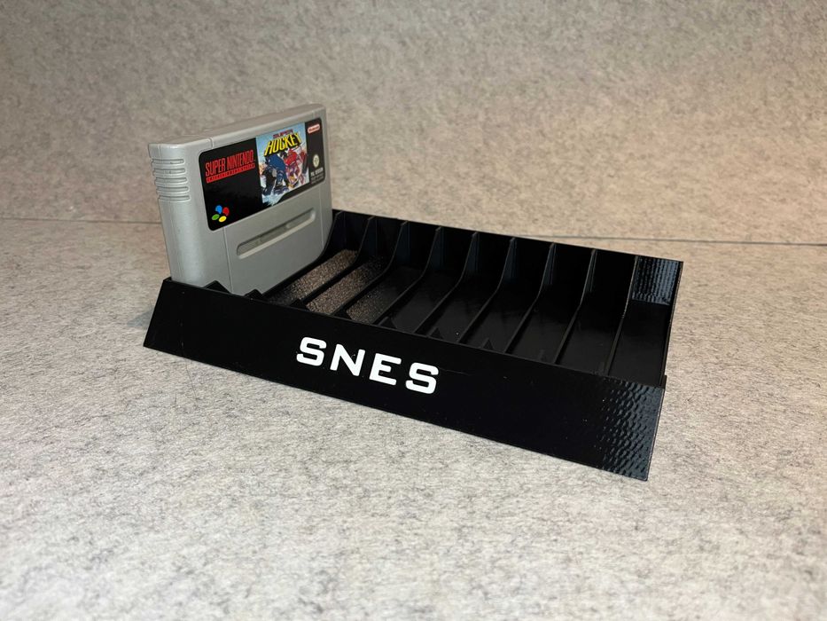 Stojak podstawka na 10 gier SNES Super Nintendo