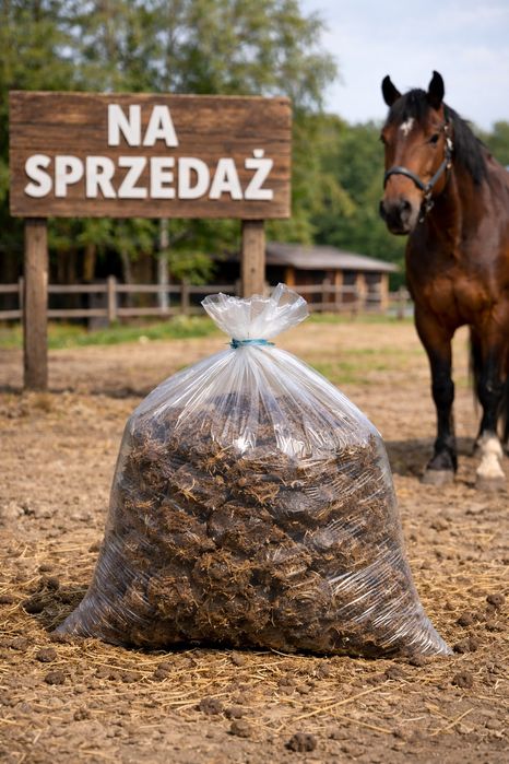 Sprzedam obornik/naturalny ekologiczny nawóz koński w workach