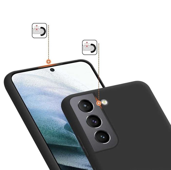 Etui Slim Matt do Samsung Galaxy S22 + Szkło Hartowane