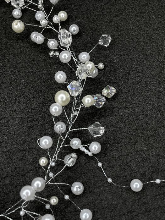 Вінок віночок зачіску прикраса волося украшение голову перлин гілочка