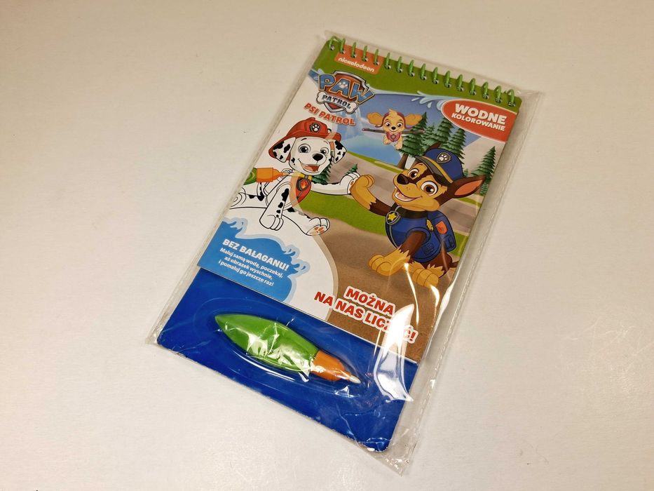 D060 Psi Patrol Wodne Kolorowanie Książeczka Pisak Wodny MarshallChase