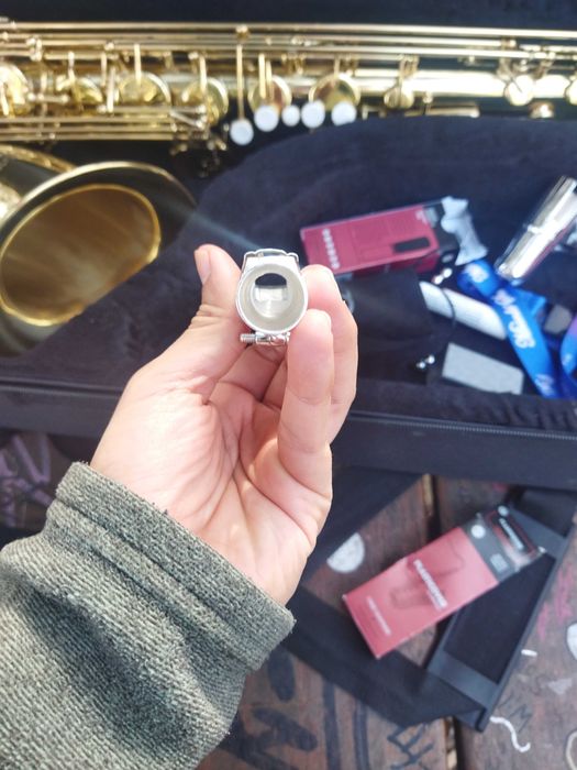 Boquilha tenor sax número 6 nova