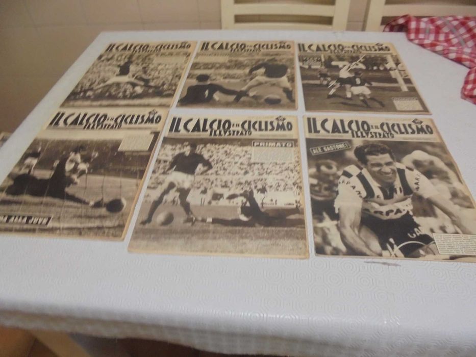 Jornais Italianos de desporto Il Calcio e il Ciclismo Illustrato
