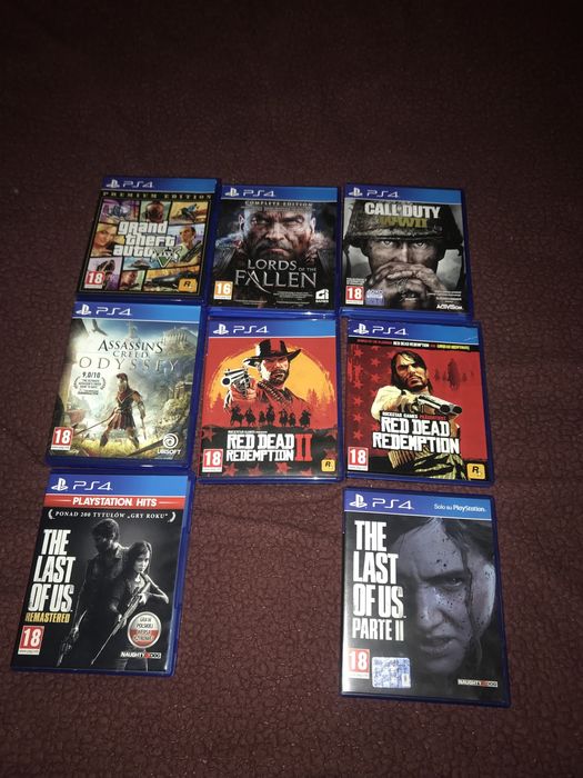 Konsola ps4 pro +2 pady+13 gier