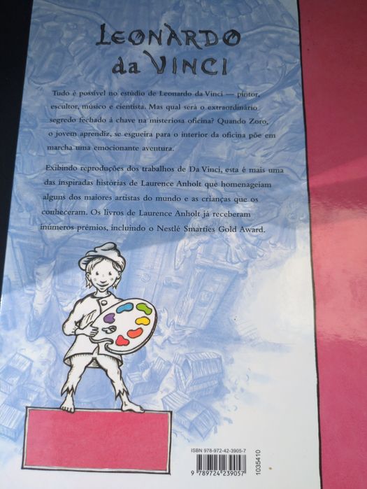 A História de Da Vinci o rapaz voador de Laurence Anholt
