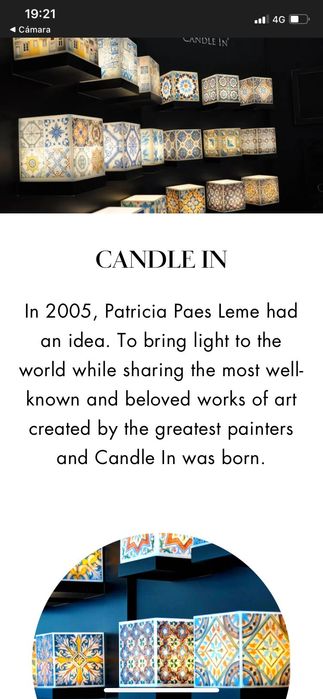 Cubo lanterna Candle In