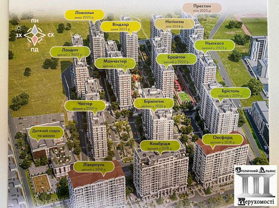 Унікальна 1к з панорамою та балконами | ЖК Нова Англія | Власник без %