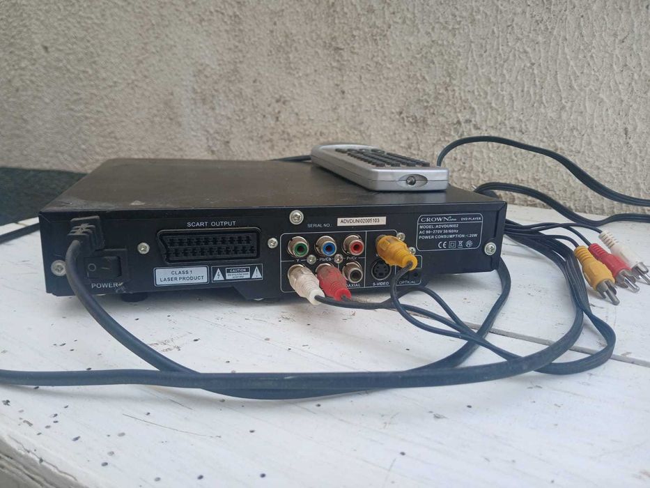 DVD player crown