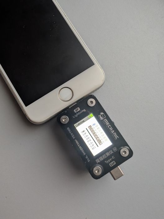Тест-кабель для перевірки конектора зарядки Mechanic T824SE, USB тип-C