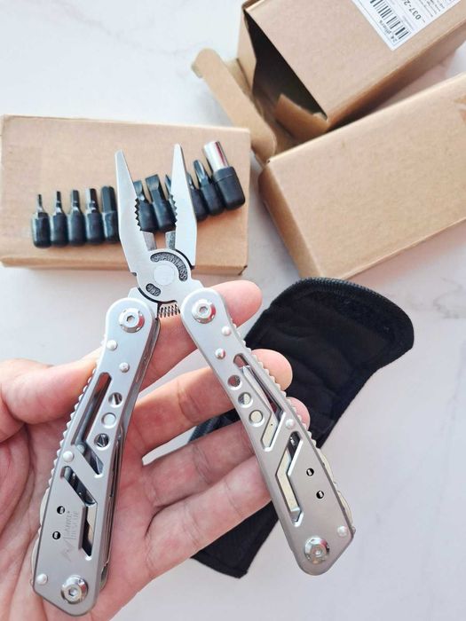 Мультитул тактичний Sanke Rescue Multi Tool 24 in 1, зі сталі з бітами