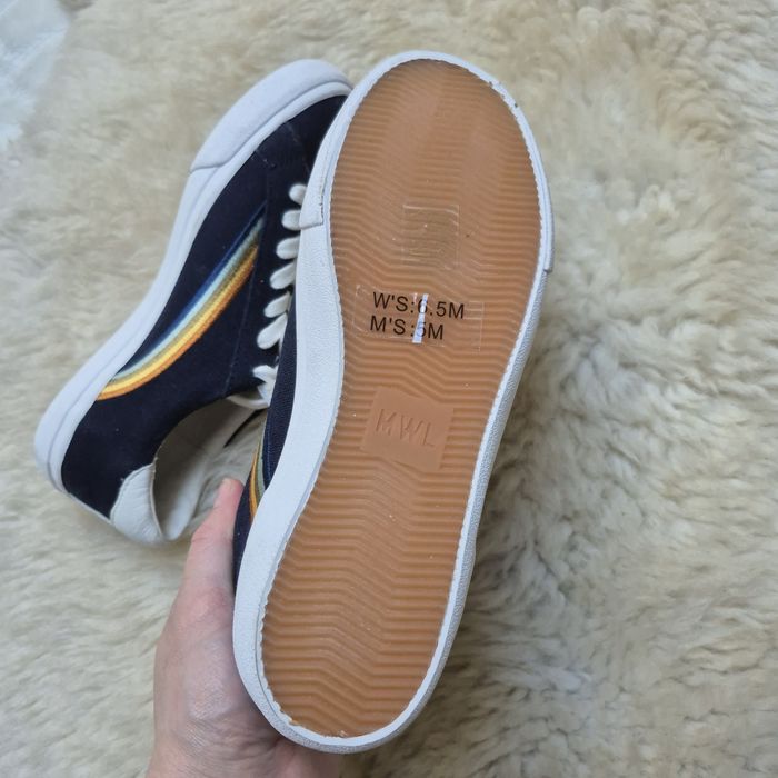 Buty meskie 37,5  Sneakers Granatowe tecza