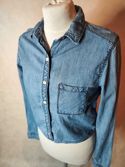 Krótka koszula/ narzutka H&M 34