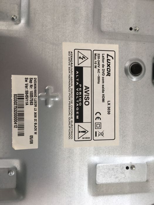 Leitor de DVD com saída HDMI - Luxor LX3030