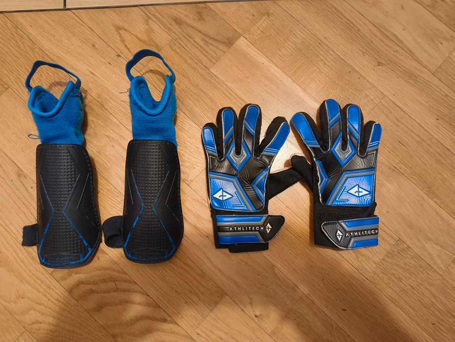 Rękawice bramkarskie i ochraniacze Kipsta (dziecięce)