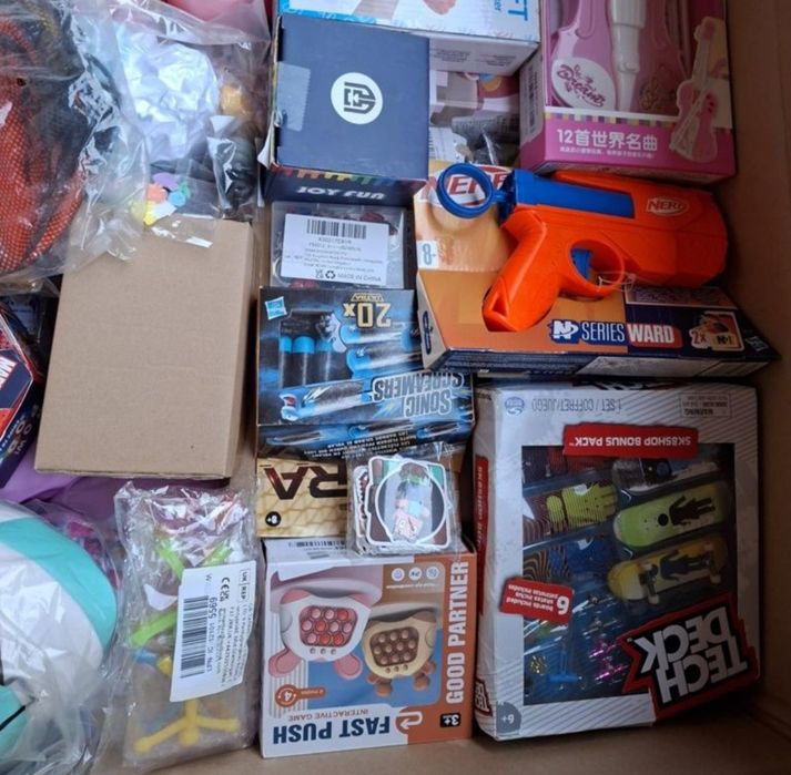 Zabawki cały karton bananowiec klasa A