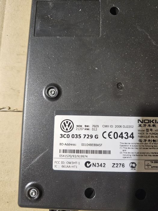 Moduł sterownik Bluetooth Volkswagen OE Eu