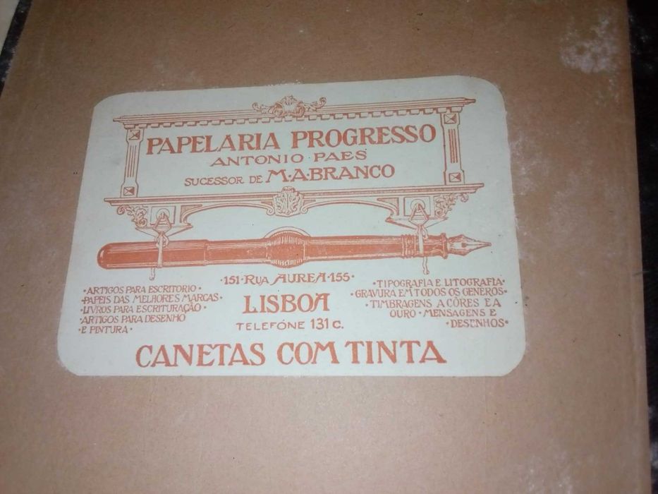 livro de apontamentos muito antigo