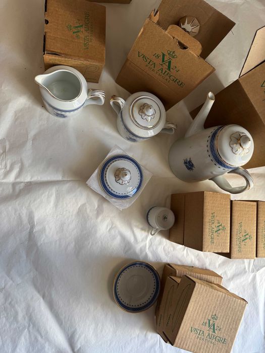 Conjunto de chá e café - Vista Alegre