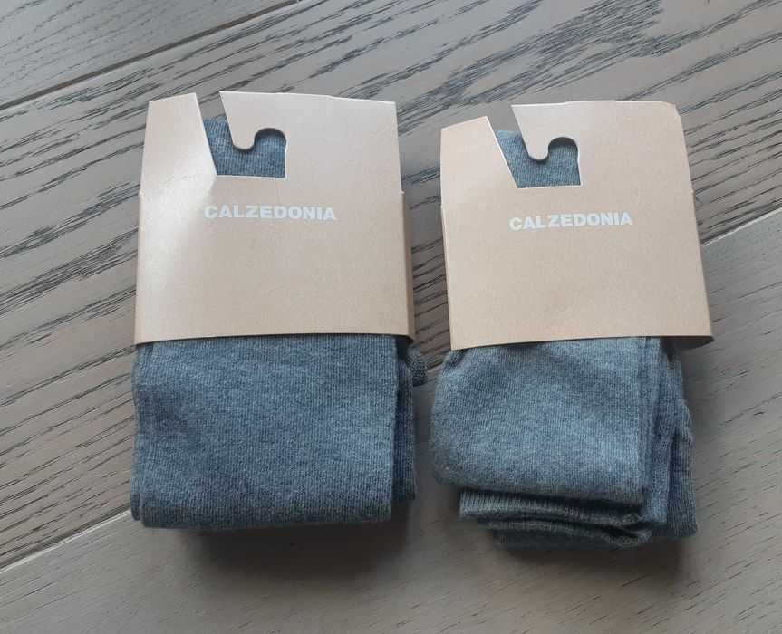 2 pary nowe rajstopy dla dziewczynki CALZEDONIA 8 9 10 lat 128 134