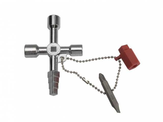 Klucz uniwersalny do szafek technicznych sterowniczych