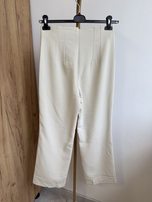 B.young spodnie damskie eleganckie ecru 36