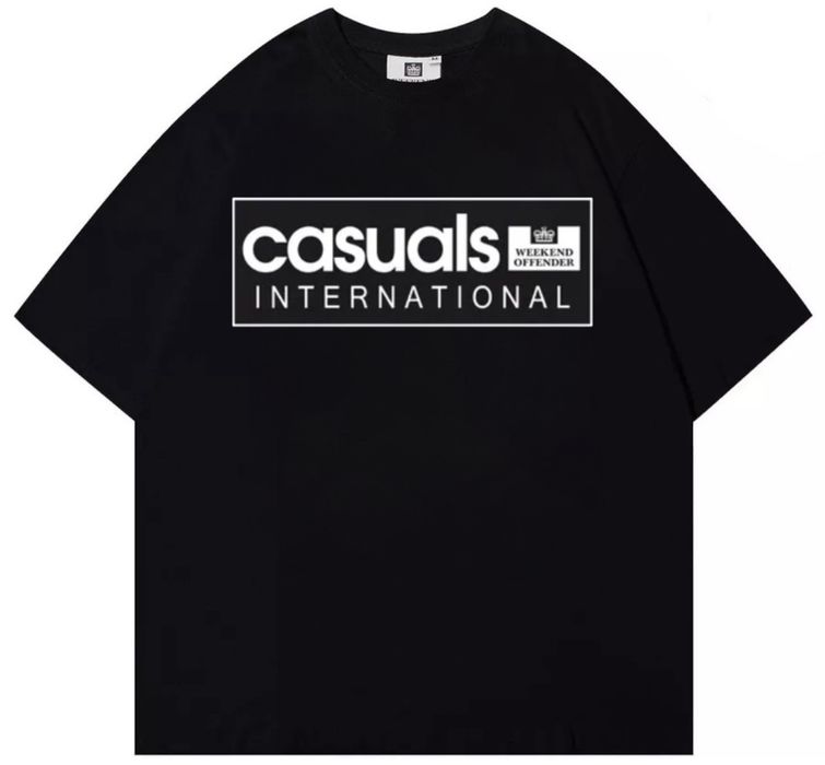 Мужские футболки Weekend Offender Casual Ultras Logo черные кежуал New