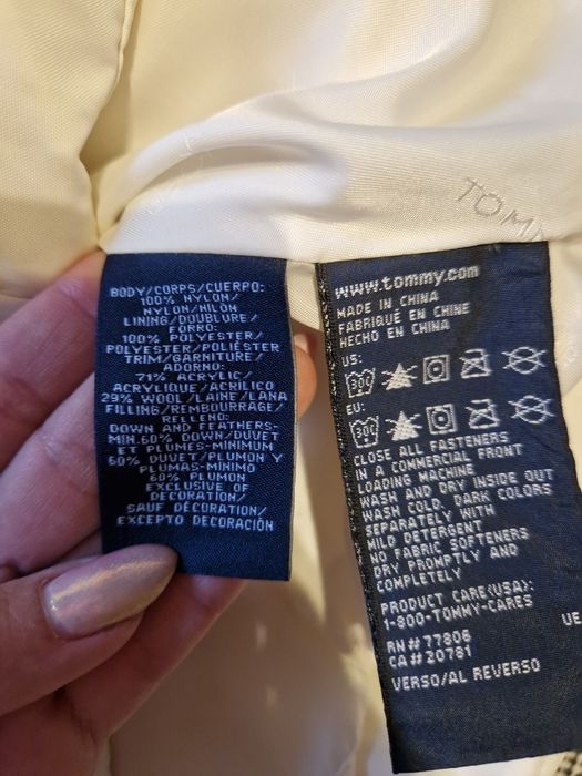 Kurtka puchowa Tommy Hilfiger S