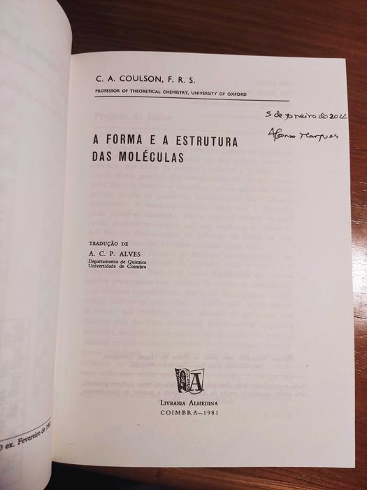 A Forma e Estrutura de Moléculas