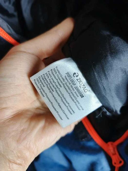 Kombinezon zimowy dziecięcy ZigZag w-pro 5000 – granatowo-niebieski