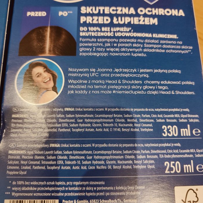 Szampony Head & shoulders 4 razy