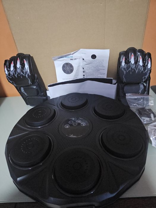 Almofada de boxe recarregável Bluetooth Light Up e máquina de exercíci