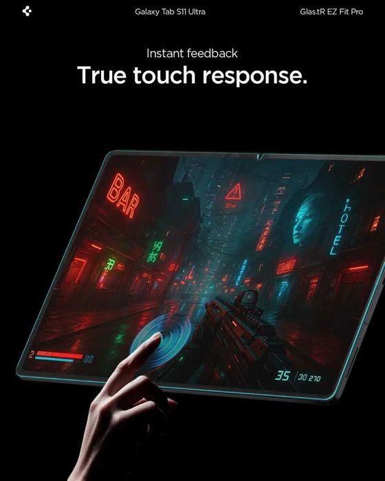 Защитное стекло Spigen Glas.tR EZ Fit Pro для Galaxy Tab S11 Ultra