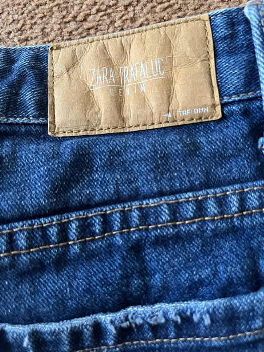 Джинсові шорти Zara з мереживом