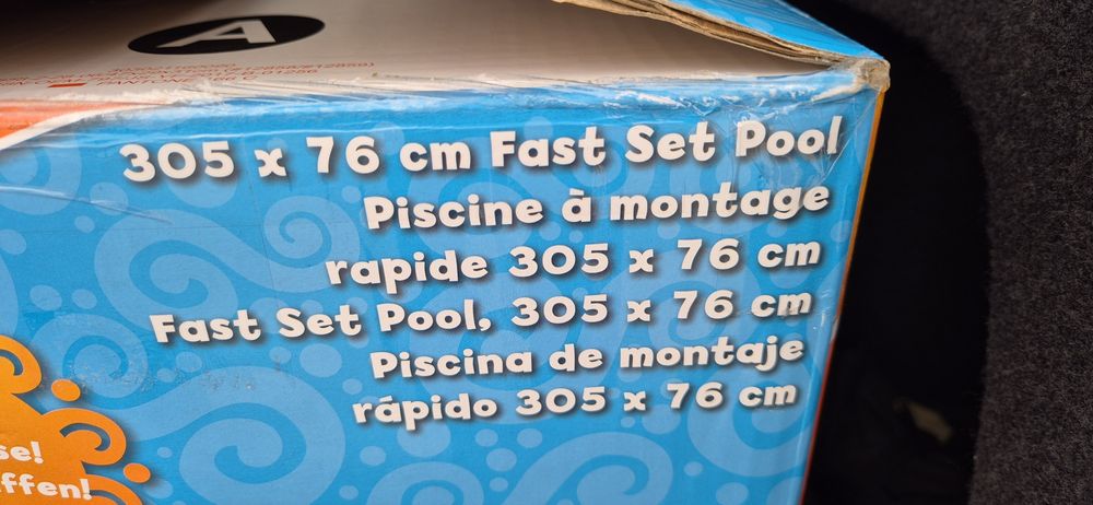 Vendo piscina nova 3,05m x 0,76m s/bomba