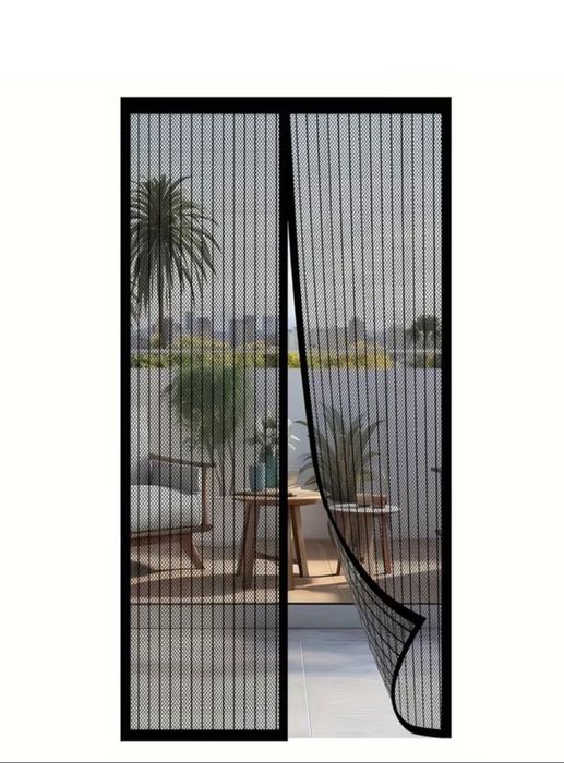 Magnetyczna moskitiera na drzwi 100×210 cm