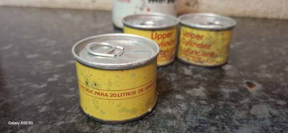 Latas lubrificantes Shell automobila  [ler descrição do anúncio]