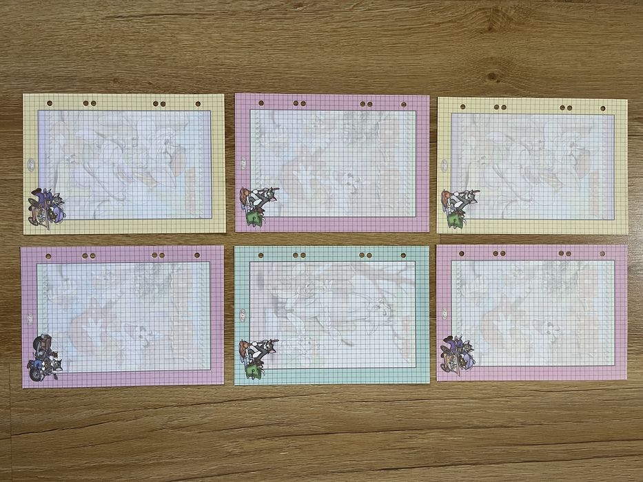 Karteczki do segregatora Tom i Jerry