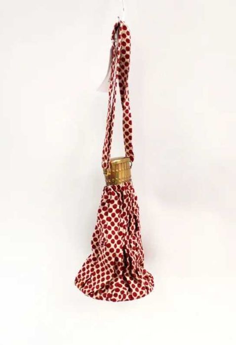 Bolsa de noite expansível vintage “Bacarat” feminina