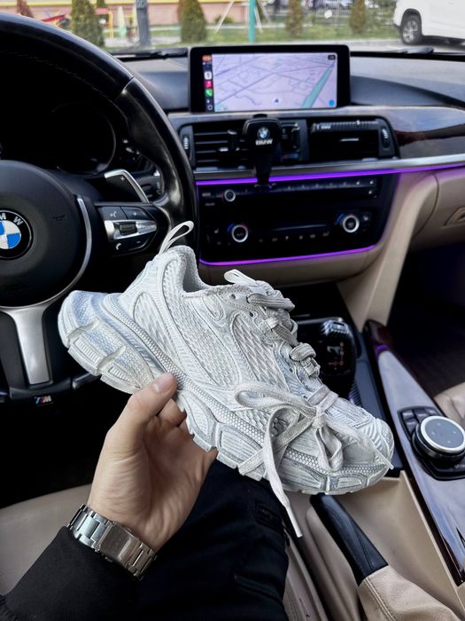 Balenciaga 3XL White трендові жіночі кросівки баленсіага білі