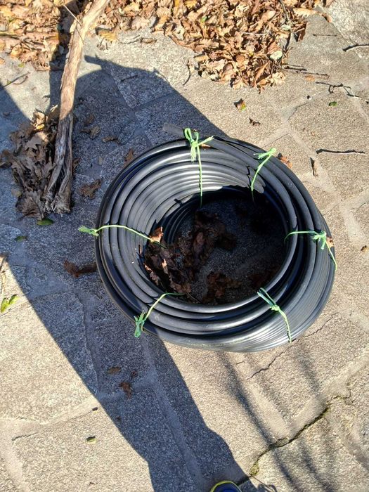 100 metros de tubo rega PE preto 20mm