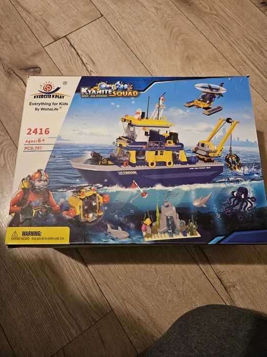 Klocki do budowania statku City Ocean Exploration nowe