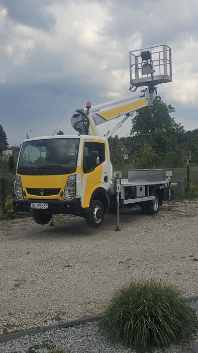 Podnośnik koszowy zwyżka 20m do góry 14m bok