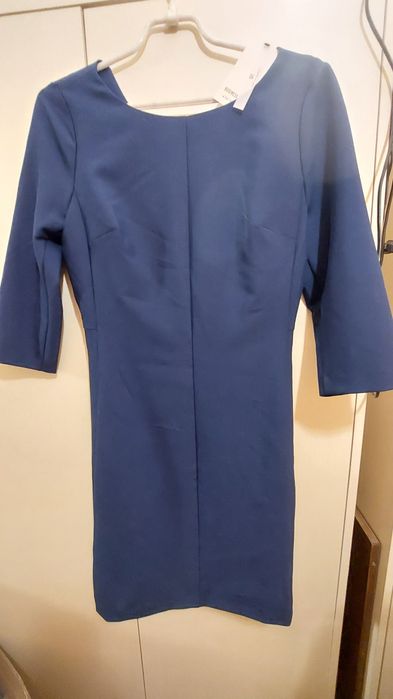 Garnitur niebieski 34/36 + Sukienka 36