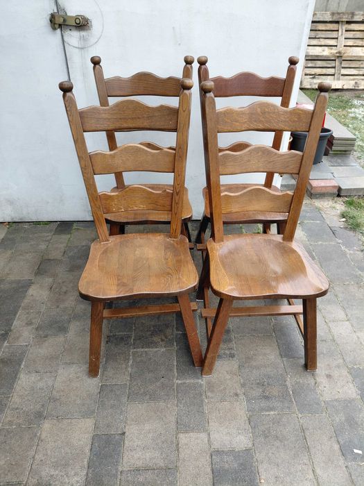 Sprzedam krzesła  dębowe