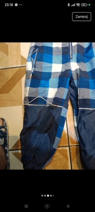 Kombinezon niebieski