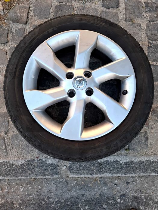 Jantes originais Nissan 16" + pneus Tigar All Season 195/55/16 (4x100)