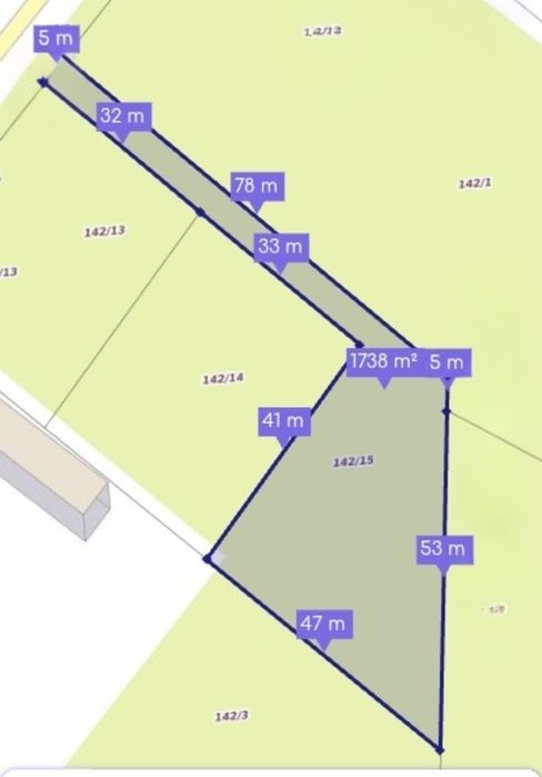 Działki rolno-budowlane 13,5 i 17 arów – Żółtańce-Kolonia –