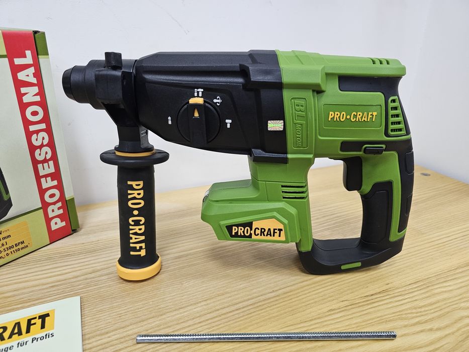 2,6Дж Акумуляторний Перфоратор ProCraft PHA40 Безщітковий Гарантія 36м